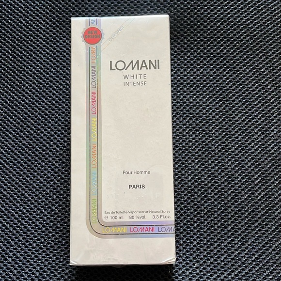 LOMANI White Intense Pour Homme Paris 100ml 3.3Fl oz - Picture 1 of 4